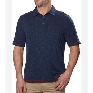 Nat Nast Original Luxury Men's Short Sleeve Polo Shirt Superior Blue size XL